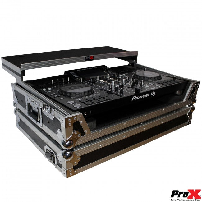 ProX Controller Case with Laptop Shelf and Wheels For Pioneer XDJ-RX2