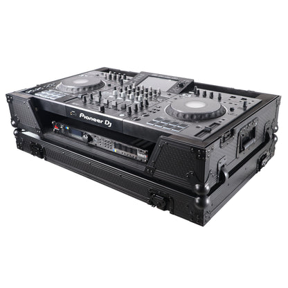 ProX XS-XDJXZ-WBL XDJ-XZ Flight Case w/ Wheels & 1U Rack Black/Black