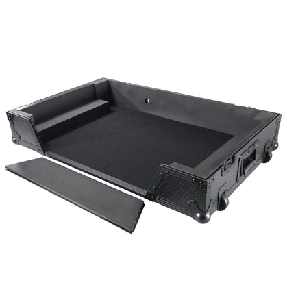 ProX XS-XDJXZ-WBL XDJ-XZ Flight Case w/ Wheels & 1U Rack Black/Black
