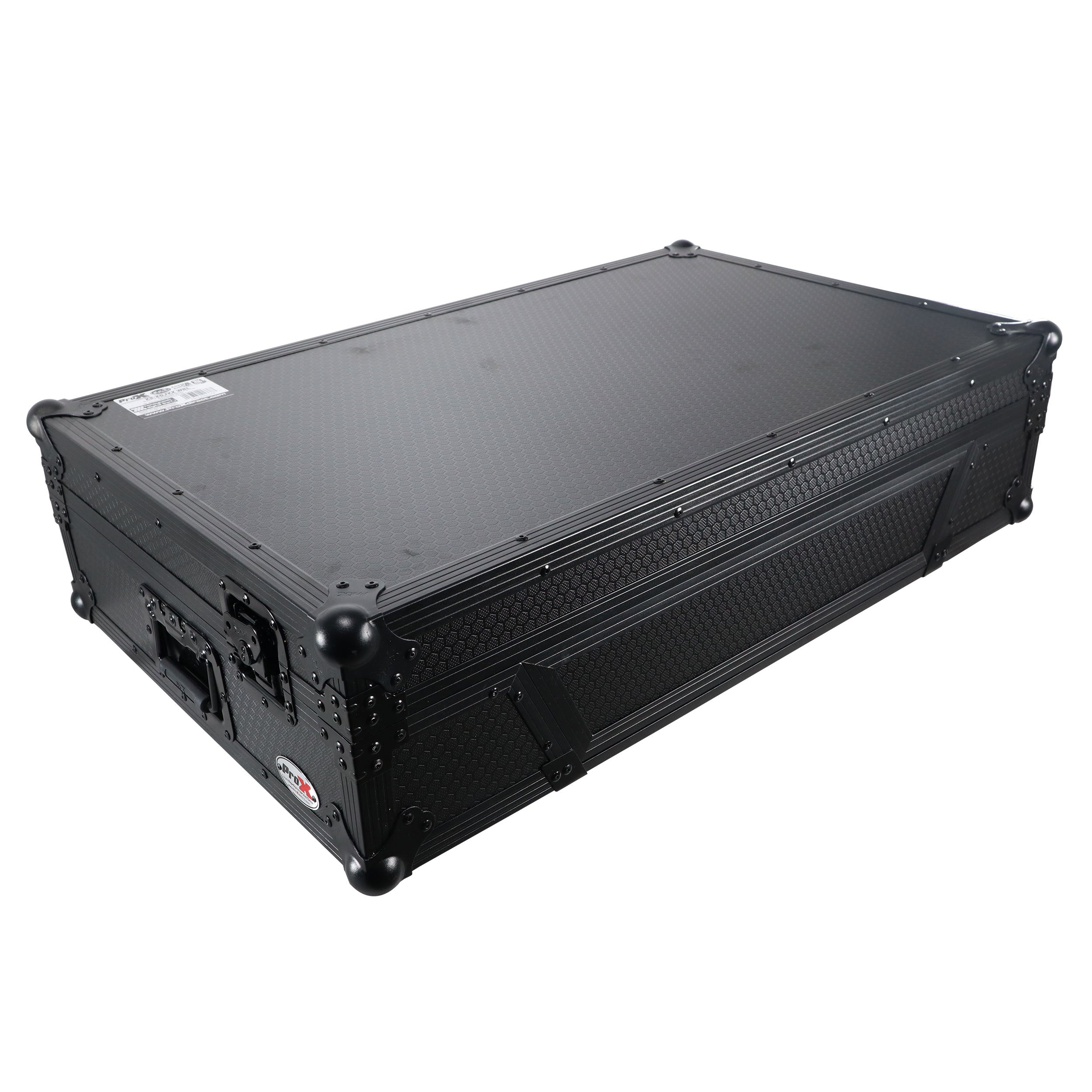 ProX XS-XDJXZ-WBL XDJ-XZ Flight Case w/ Wheels & 1U Rack Black/Black