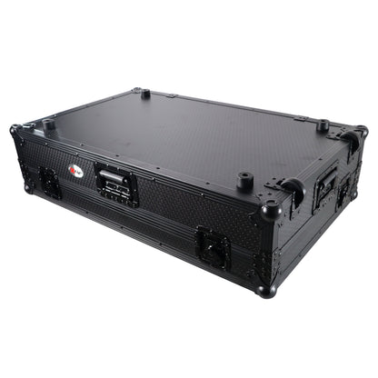 ProX XS-XDJXZ-WBL XDJ-XZ Flight Case w/ Wheels & 1U Rack Black/Black