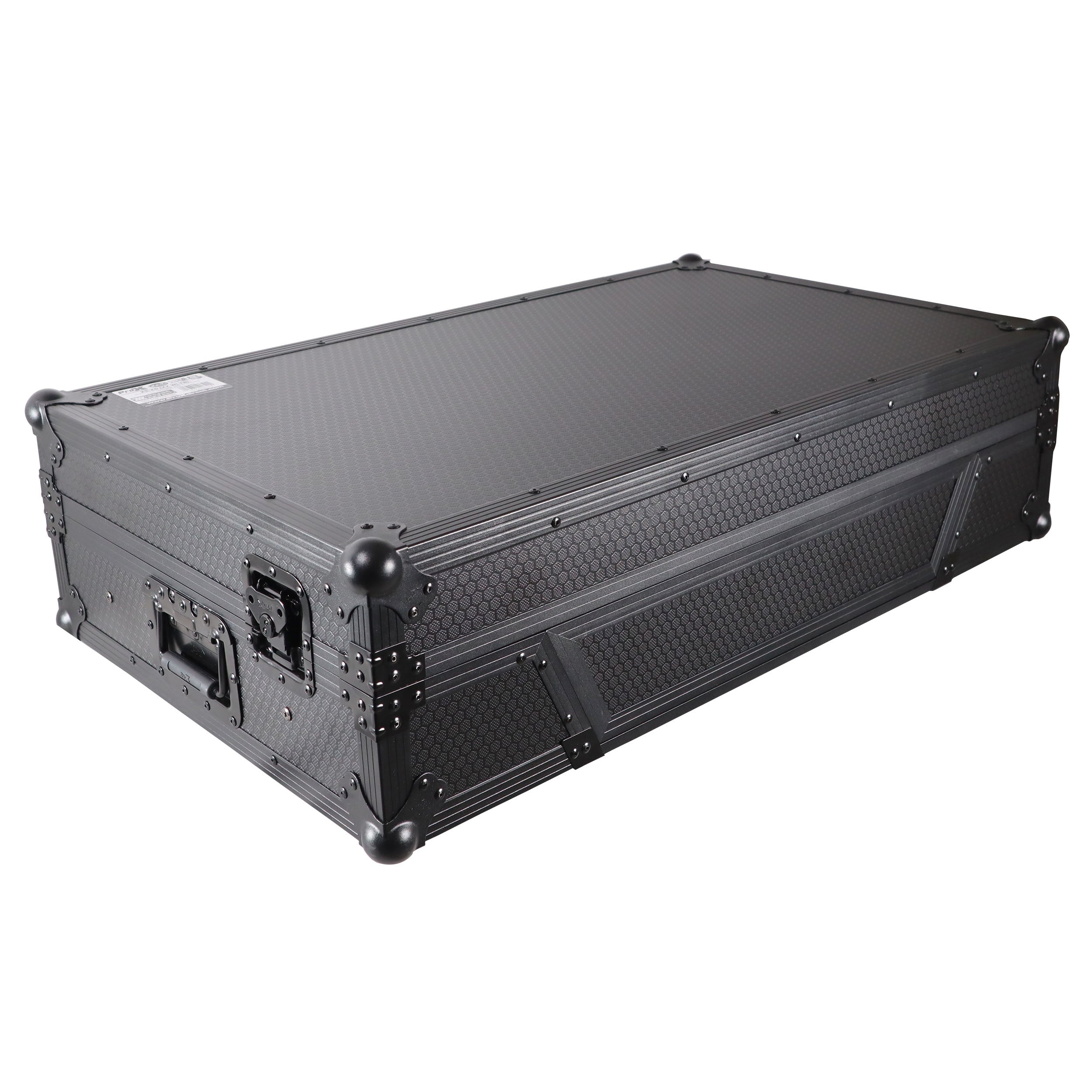 ProX XS-XDJXZ-WLTBL XDJ-XZ Flight Case w/ Wheels, Laptop Shelf & 1U Rack Black/Black