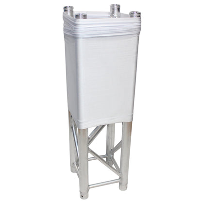 ProX XTC-SQ328TS-W 1M (3.28 ft) Lyra Scrim Cover for Box Truss (White)