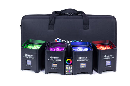 ColorKey CKU-6234 MobilePar Pro Hex 6 (4-Pack w/ Hardshell Case)