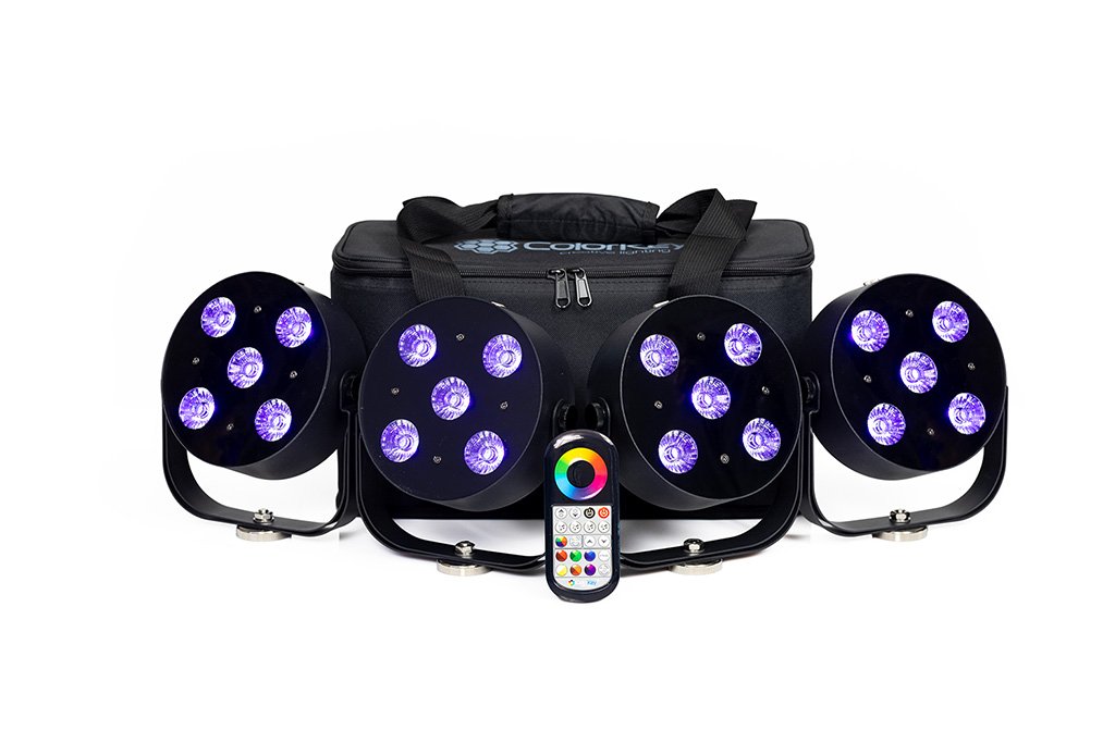 ColorKey CKU-6034 MobilePar HEX 5 | 4-Pack with Carrying Case