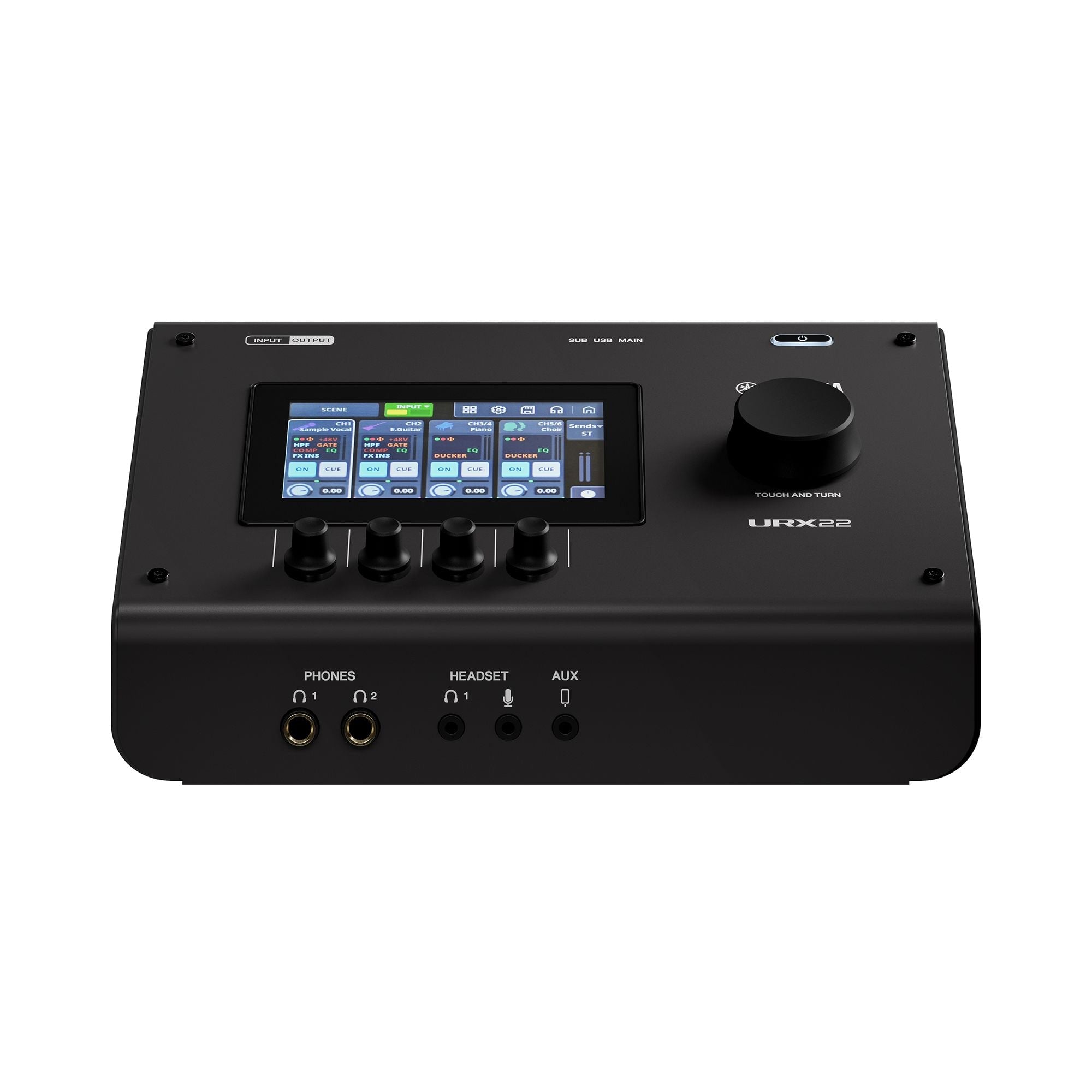 Yamaha URX22-B 4x2 USB-C Audio Interface - Black