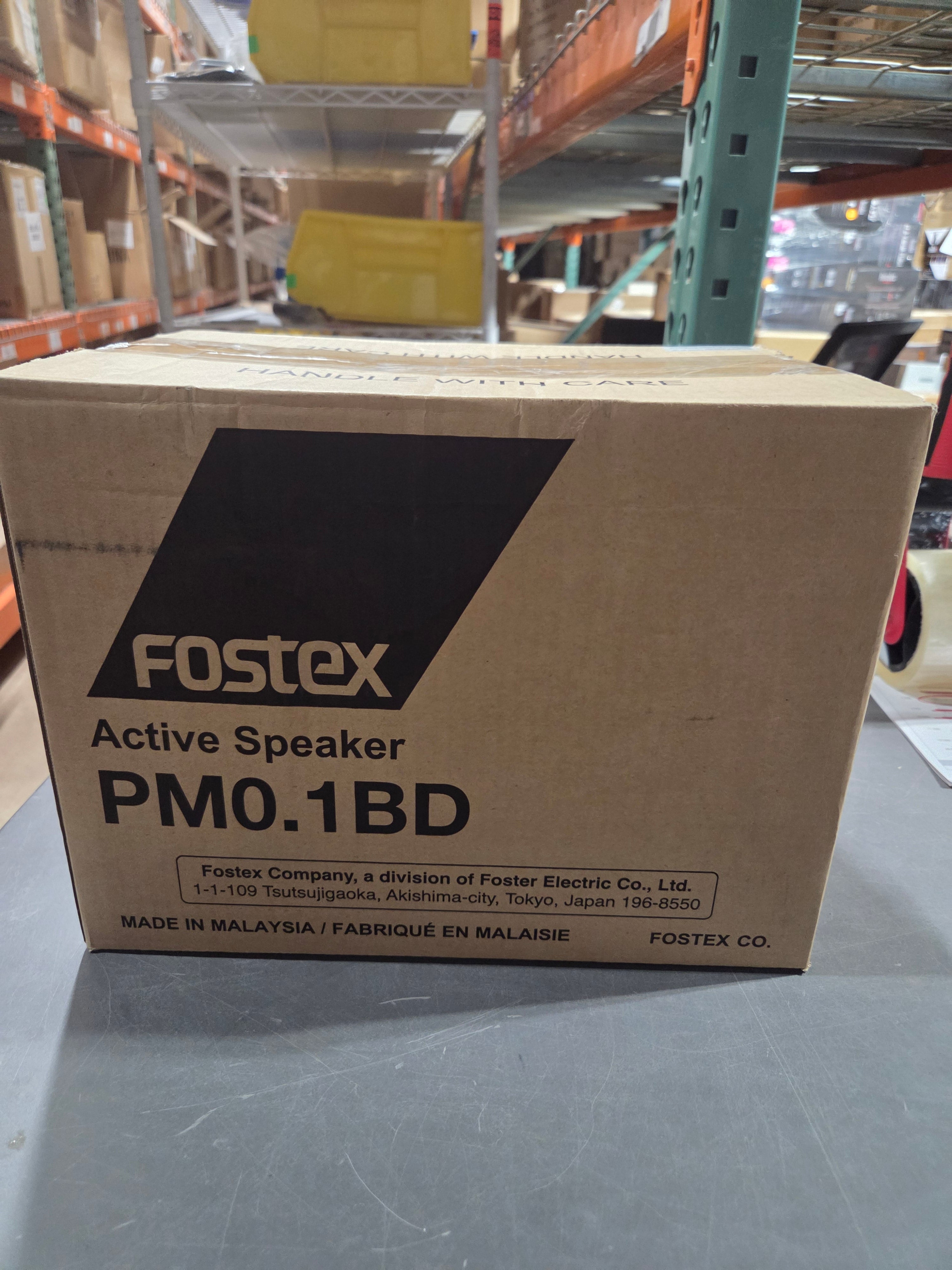 Fostex AMS-PM0.1BD Compact Active Speaker with Bluetooth and AUX - Pair (B-Stock)