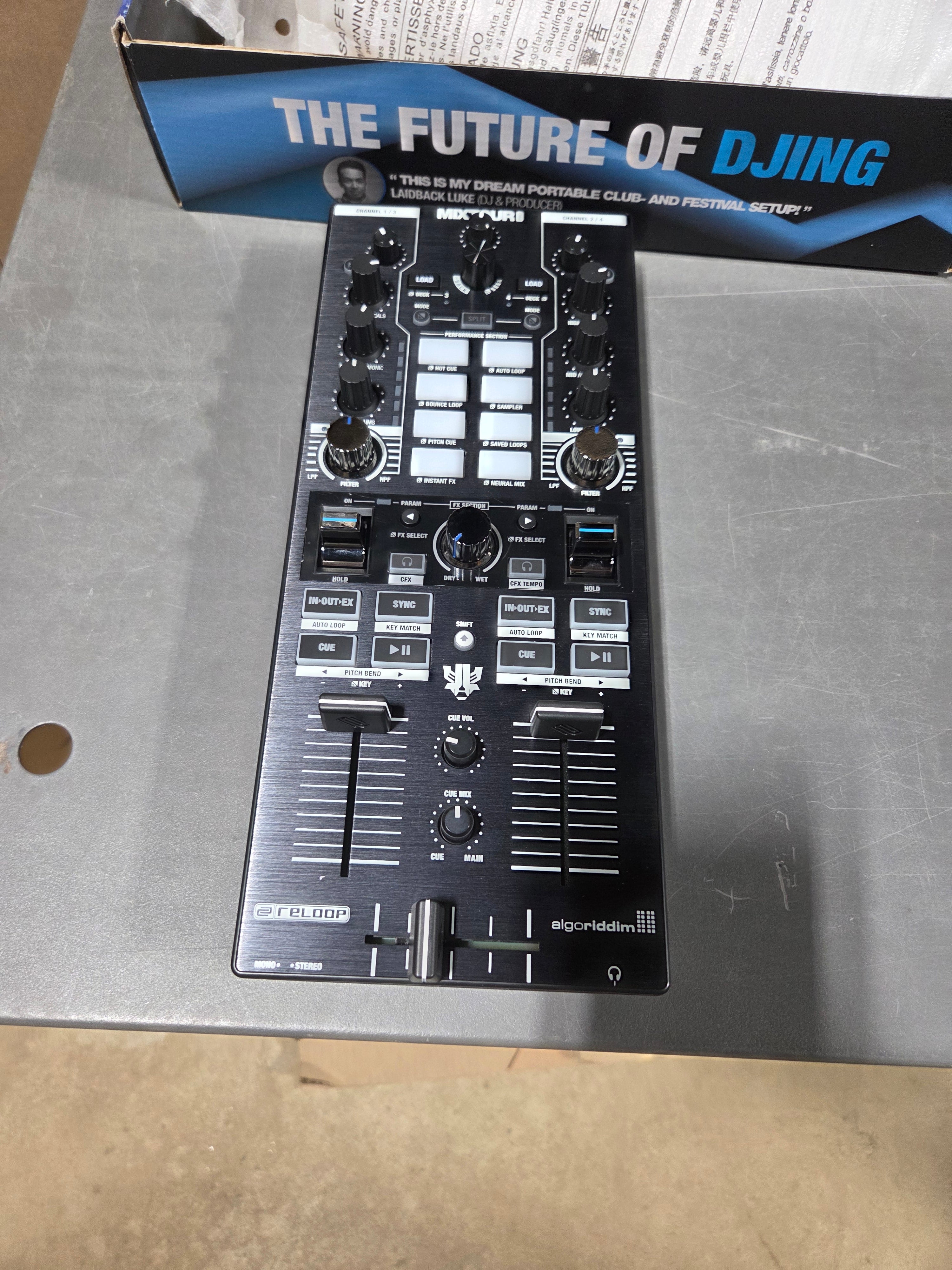 Reloop Mixtour Pro All-In-One Four-Deck DJ Controller With Audio Interface (B-Stock)