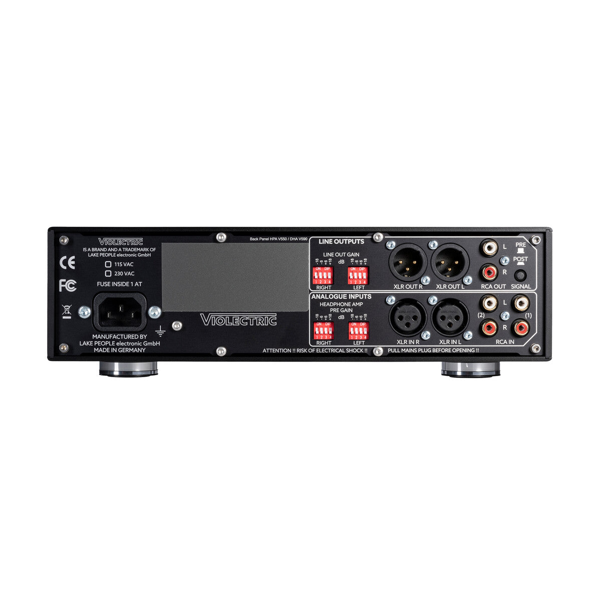 B-Stock Violectric HPA V550 Pro Desktop Headphone Amplifier and Preamp (B-Stock)