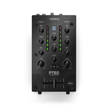 Reloop AMS-PTB-2 Portable 2+1-Channel DJ Mixer with DVS and Bluetooth Interface