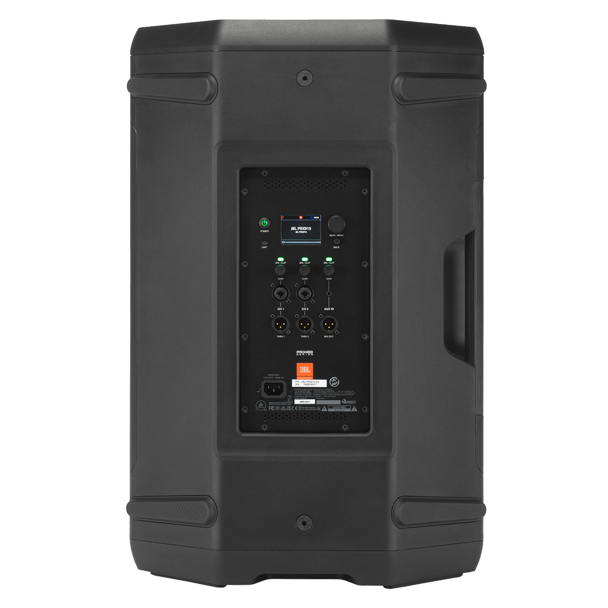JBL PRX915 Two-Way 15" 2000W Powered PA System / Floor Monitor with Bluetooth Control