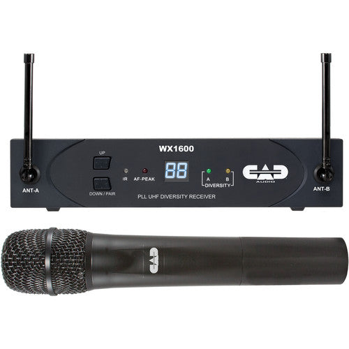 CAD WX1600G UHF 100-Channel Frequency Agile Handheld Wireless