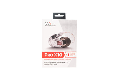 Westone Audio AMPRO X10 Single Driver Musician IEM with Passive Ambience