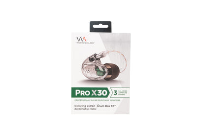 Westone Audio AMPRO X30 Triple Driver Musician IEM with Passive Ambience