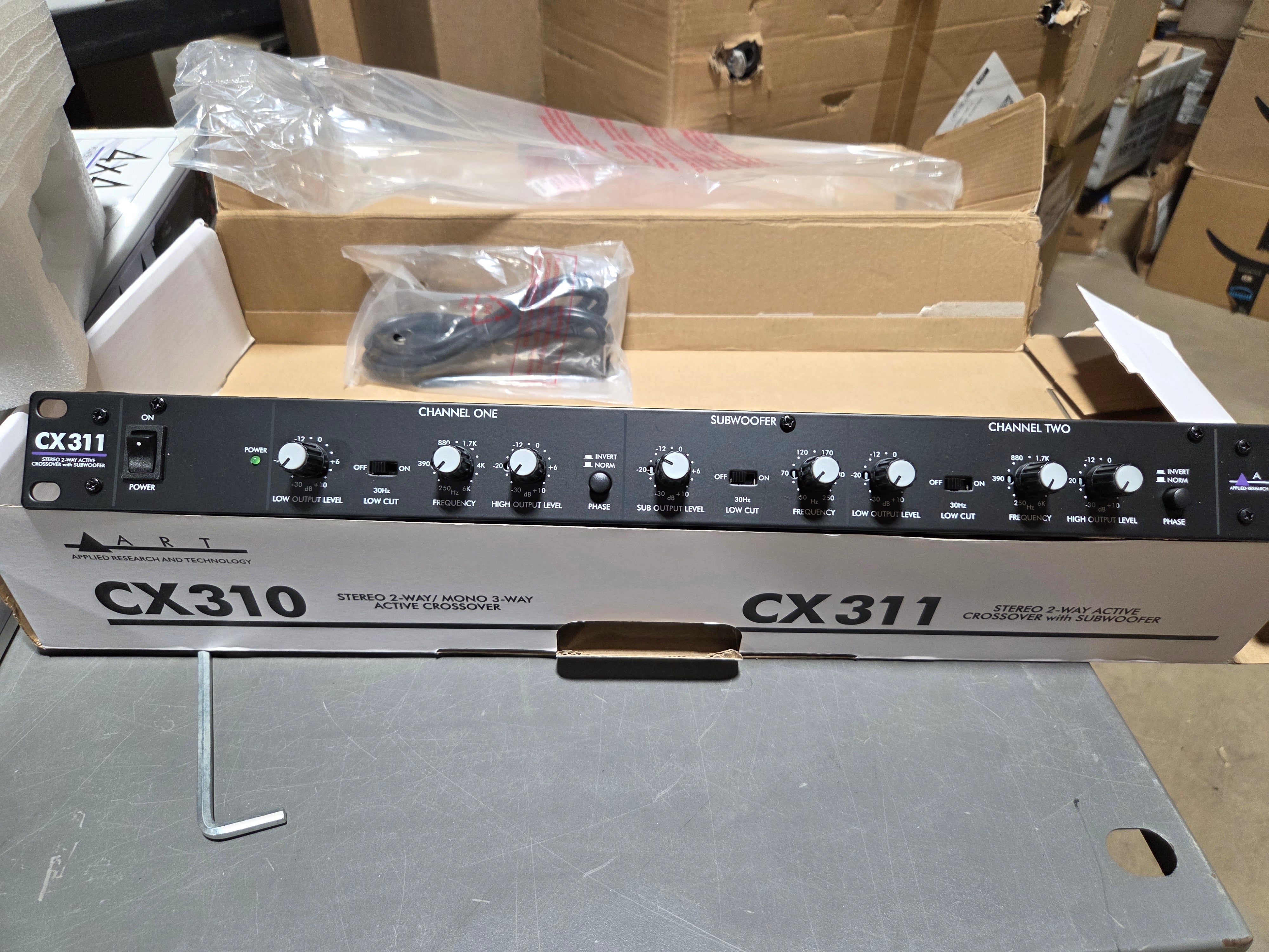 ART CX311 2way Crossover with Subwoofer Out - Used