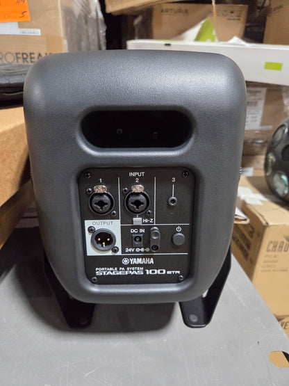 Yamaha STAGEPAS 100BTR Portable 6.5 Battery Powered PA w/ 3-channel Mixer - Used