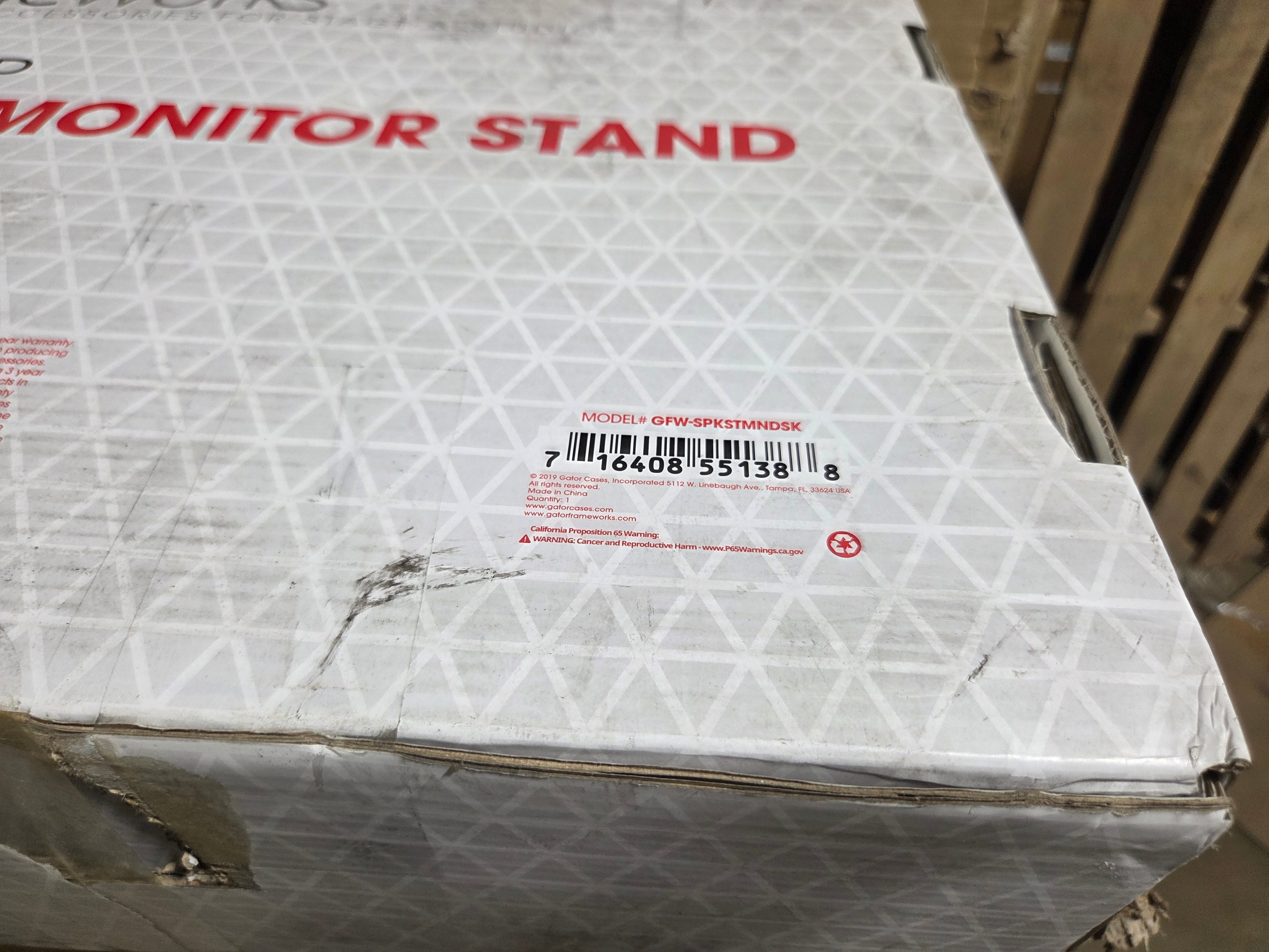 Gator GFWSPKSTMNDSK Frameworks Desktop Studio Monitor Stand (B-Stock)