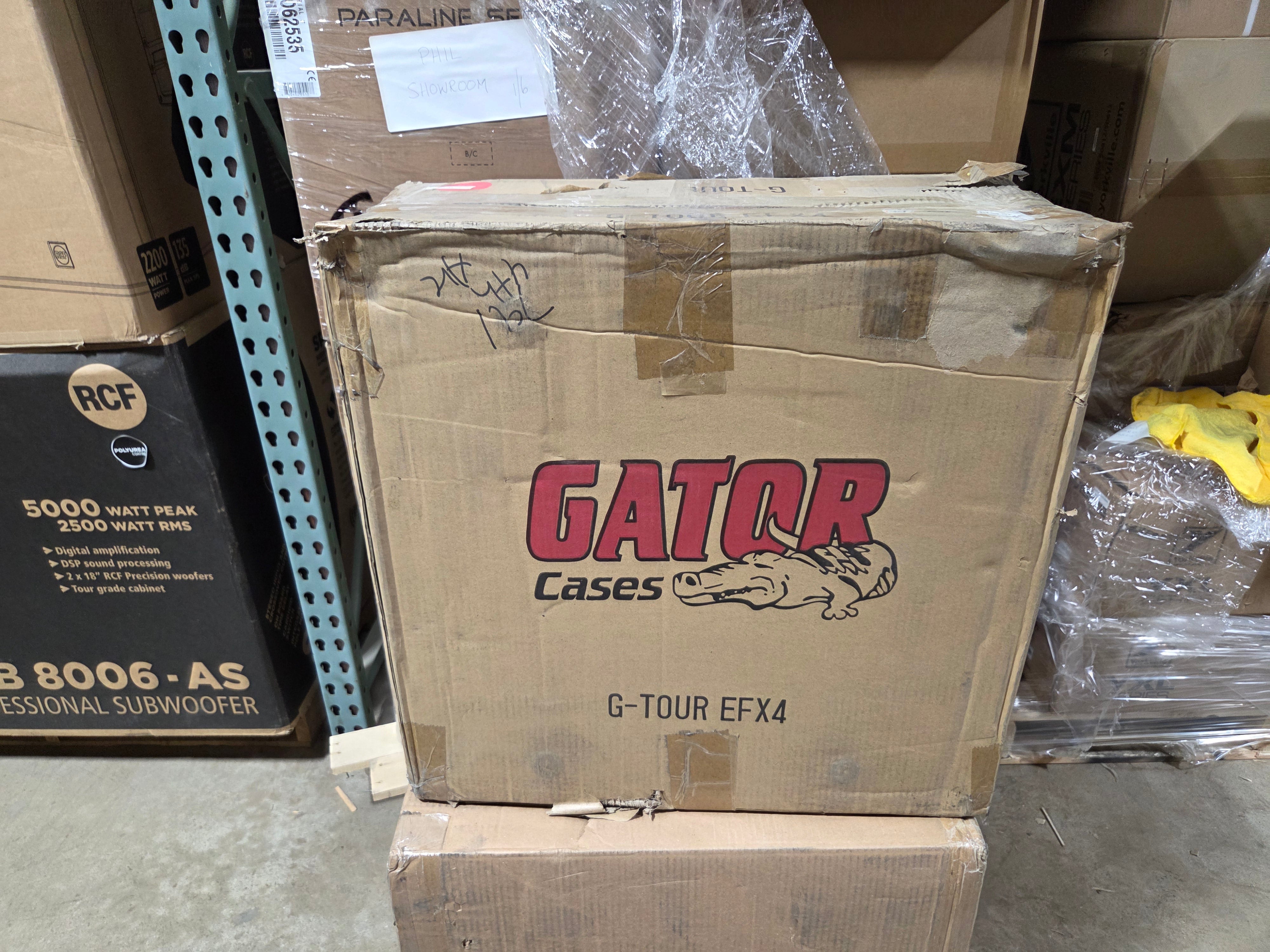 Gator G-TOUR-EFX4 4-Space FX Rack Case (B-Stock)
