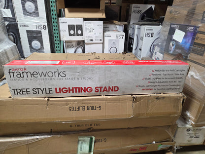 Gator Frameworks GFW-LIGHT-LS2000 Tree-Style Light Stand with Quad Leg Base (Single) - B-Stock