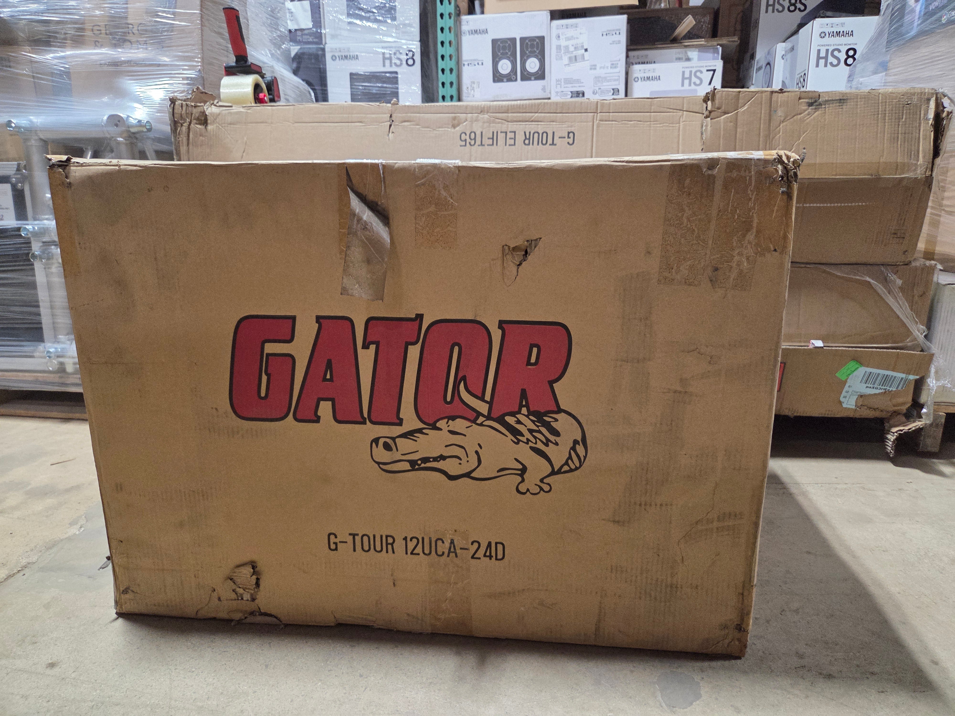 Gator G-TOUR12UCA-24D 24″ Deep Audio Road Rack Case w/ Casters (B-Stock)