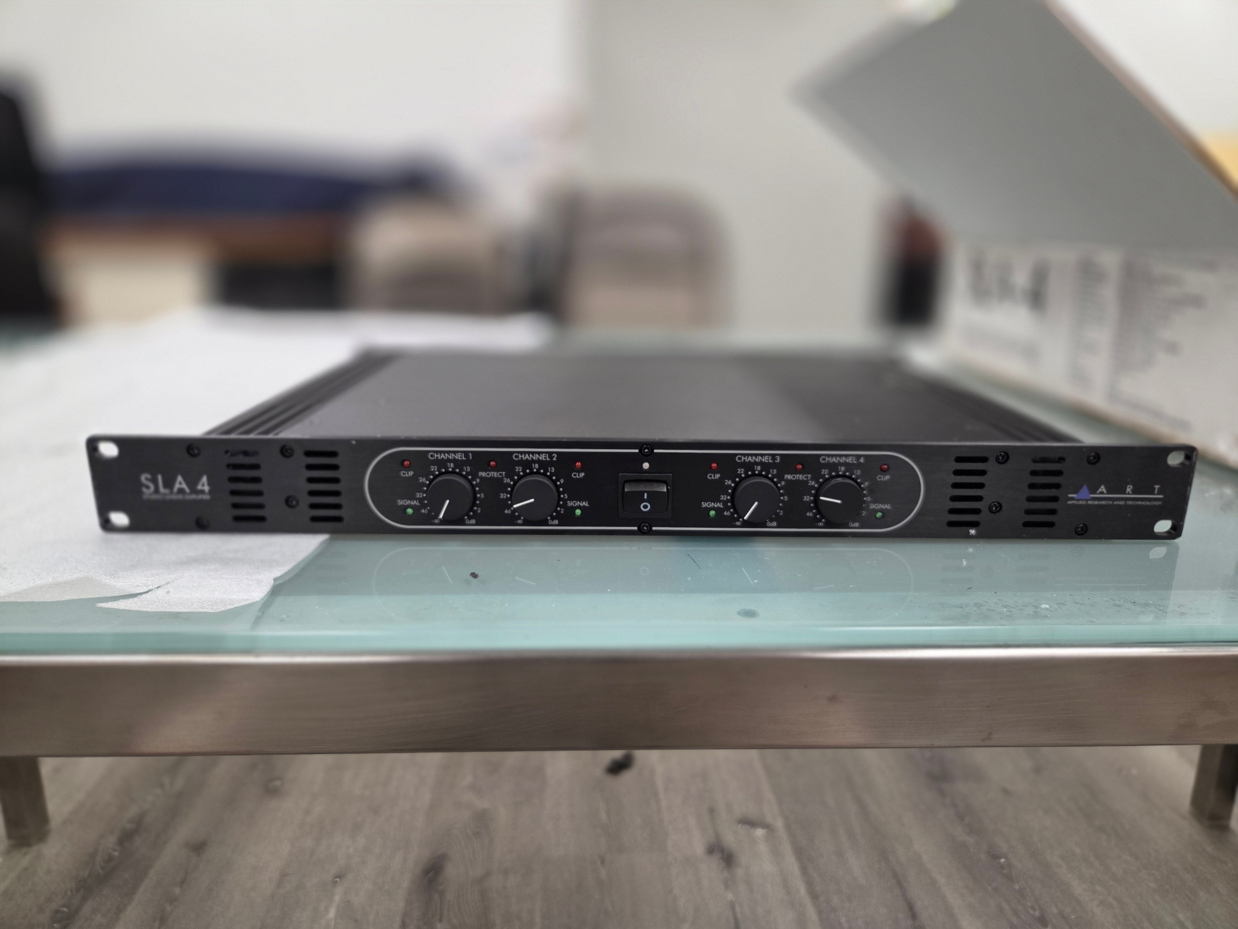 ART SLA4 4-Channel Studio Linear Power Amplifier (100W/Channel @ 8 Ohms) - Used