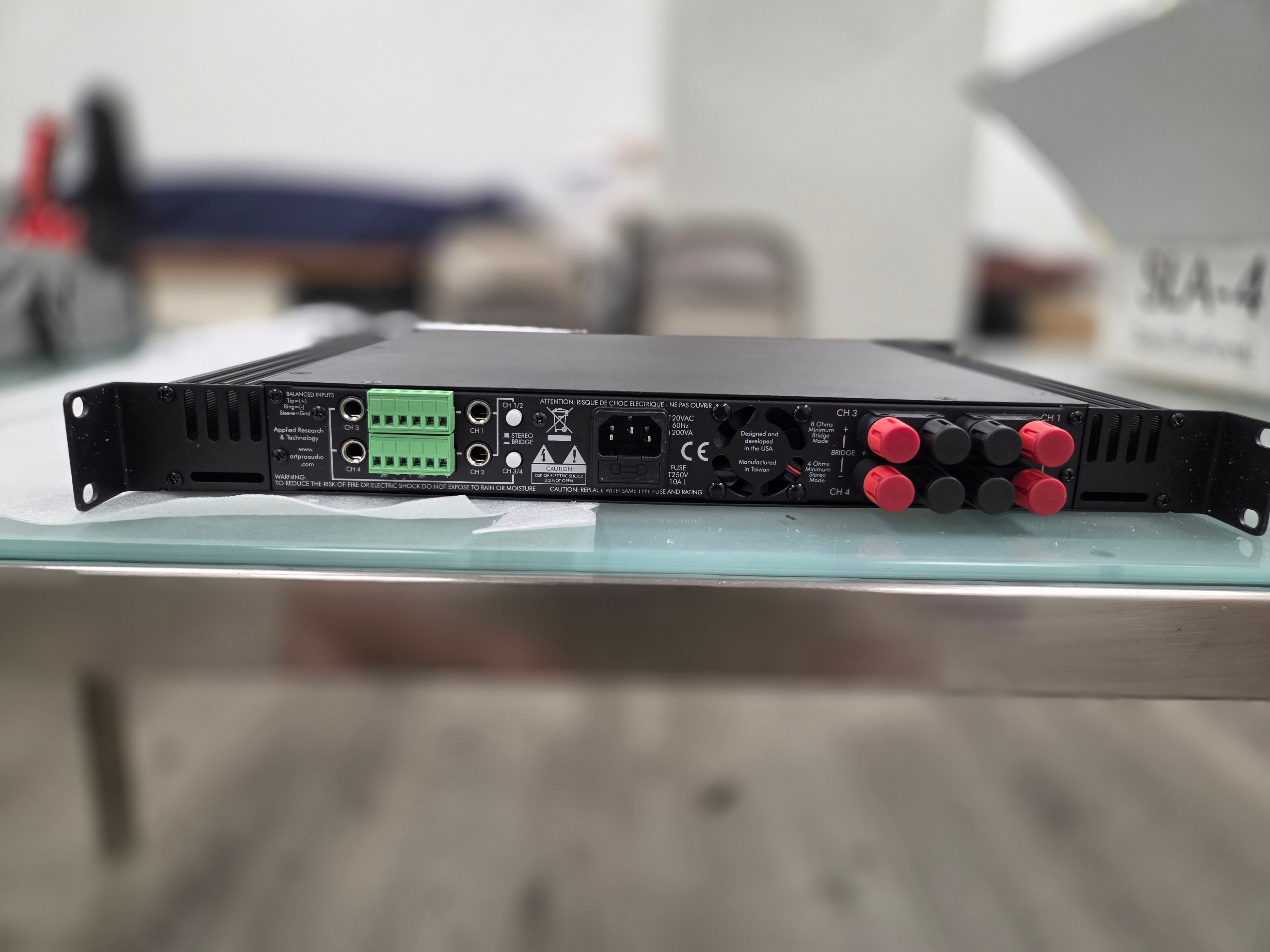 ART SLA4 4-Channel Studio Linear Power Amplifier (100W/Channel @ 8 Ohms) - Used