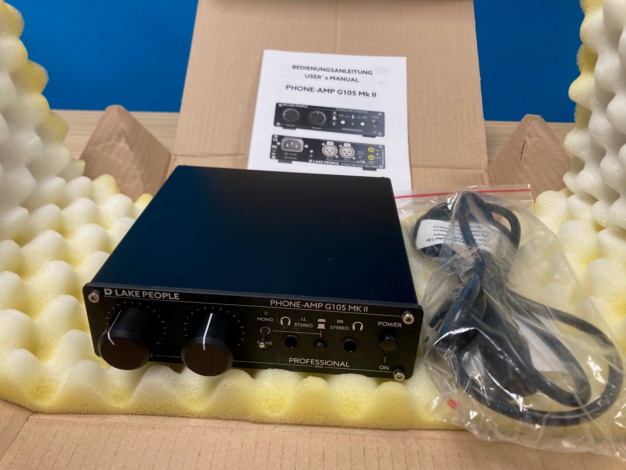 Lake People G105 MKII Stereo Desktop Headphone Amplifier - Used