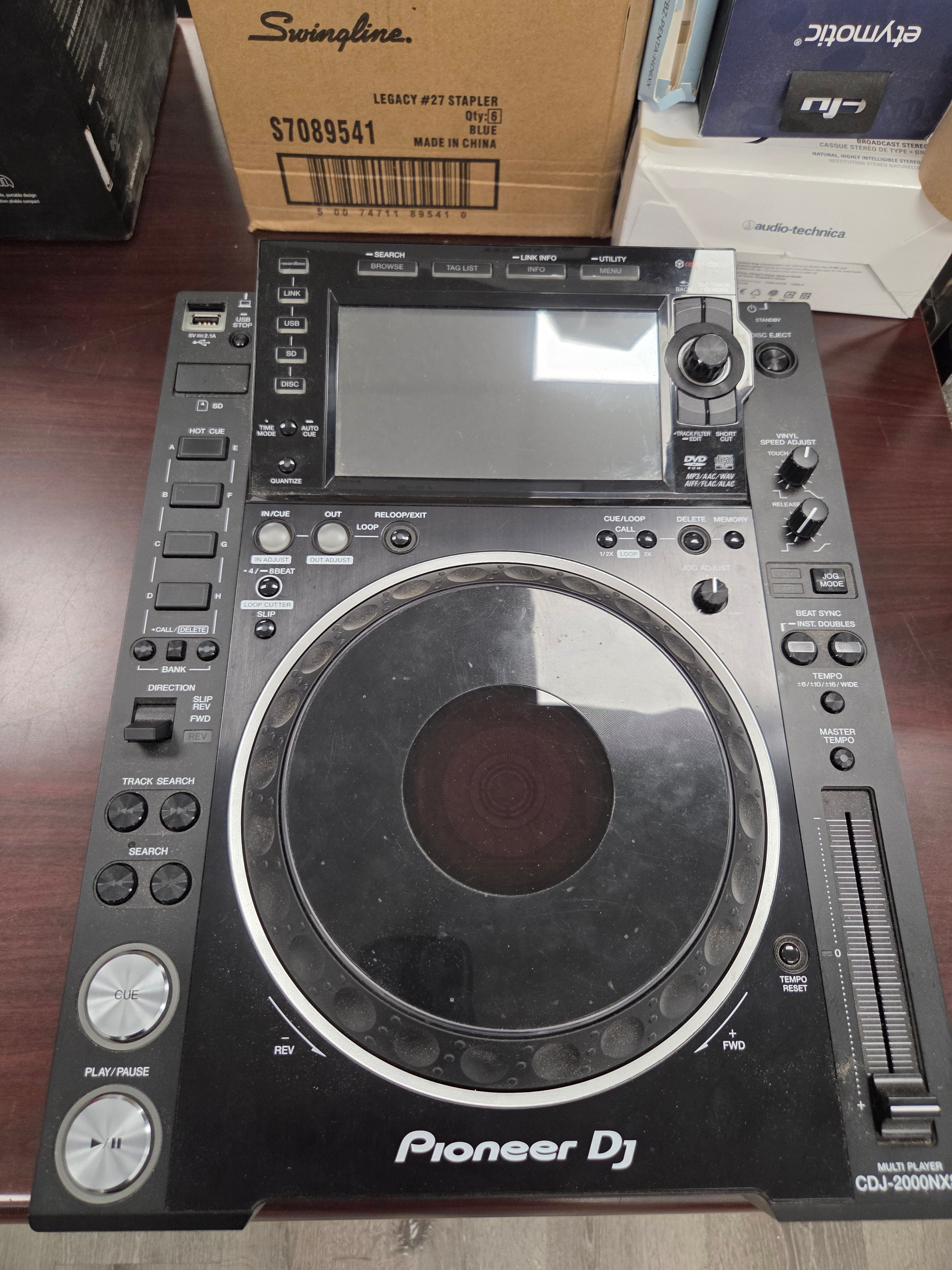 Pioneer CDJ-2000NXS2 High-Resolution Pro-DJ Multi-Player (Black) - Used
