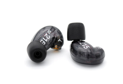 Dekoni Audio Gemini Bulletz Moldable Memory Foam Isolation Earphone Tips, Black, 3mm (Single Pair - Small)