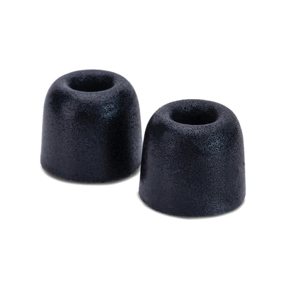 Dekoni Audio Mercury Bulletz Moldable Memory Foam Isolation Earphone Tips, Black, 4.9mm (Single Pair - Medium)