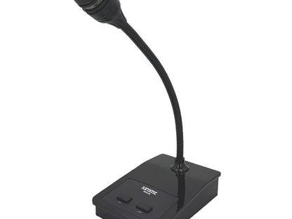 CAD GN14-HL Omnidirectional Dynamic Desk Top Microphone with Locking Push-to-Talk Switch