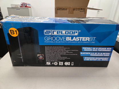 Reloop GROOVE-BLASTER-BT 100W Portable Bluetooth Speaker (B-Stock)