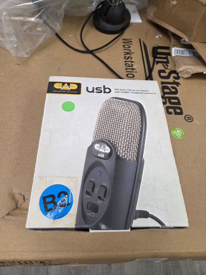 CAD U39 Unidirectional USB Recording Microphone (B-Stock)