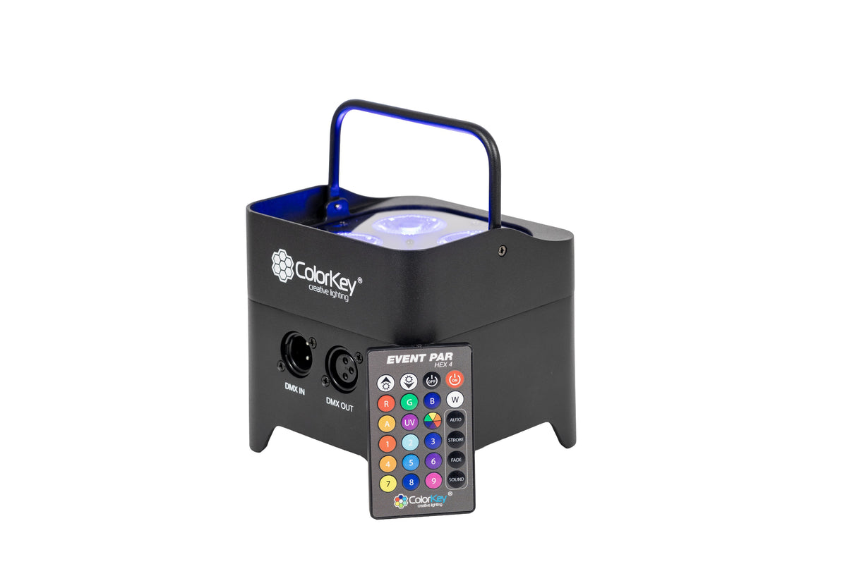 ColorKey CKU-6010 Event Par HEX 4 Wireless Par Light
