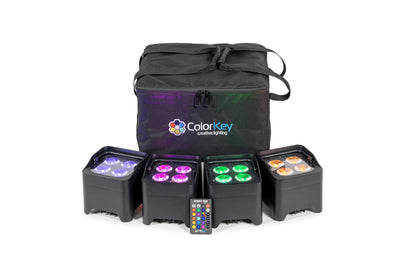 ColorKey CKU-6014 Event Par HEX 4 4-Pack Bundle