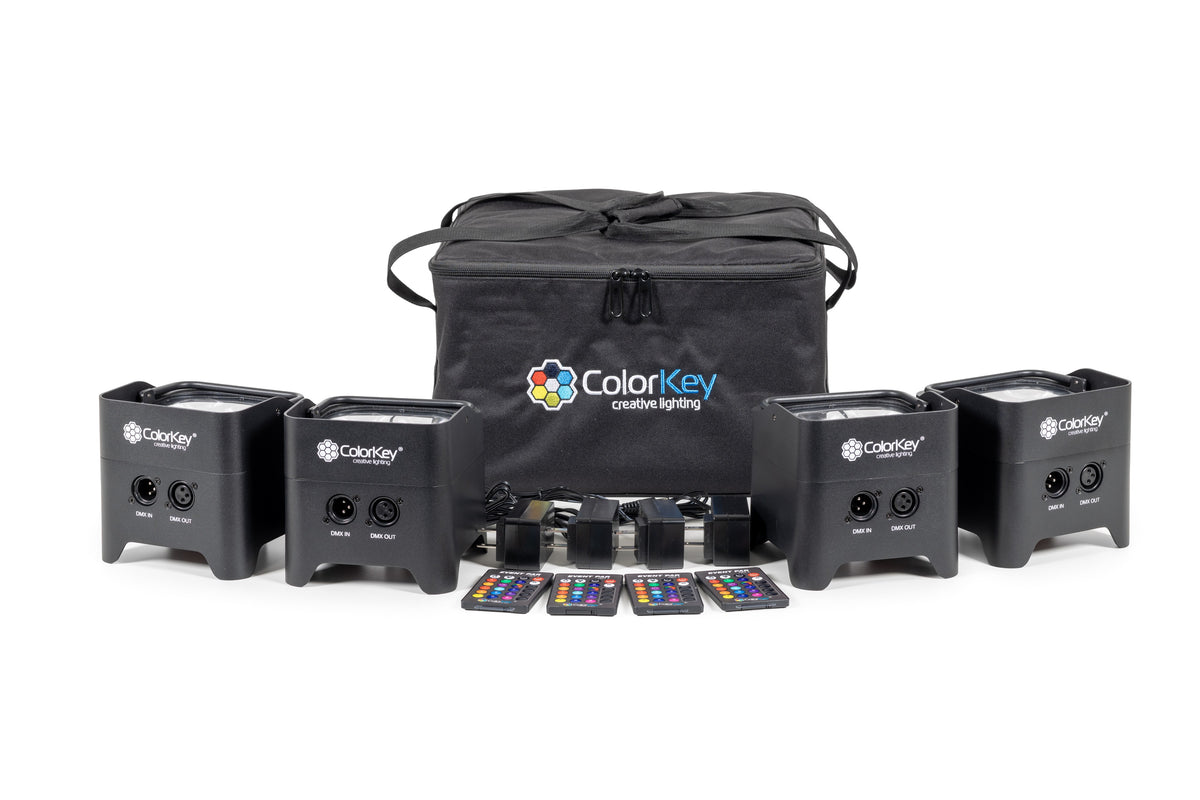 ColorKey CKU-6014 Event Par HEX 4 4-Pack Bundle