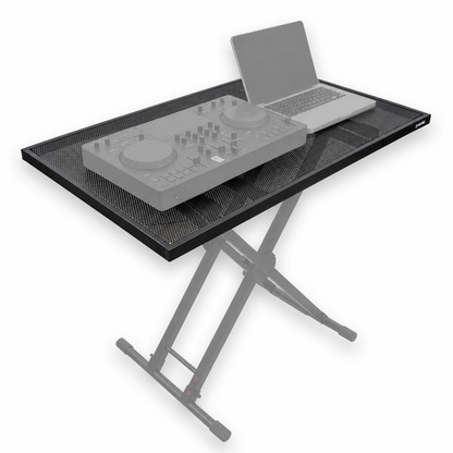 ProX T-KSTU4024 Utility Music Keyboard X Stand Table Top Add on for DJ Controller Flight Case Midi Controllers Laptop 40x24