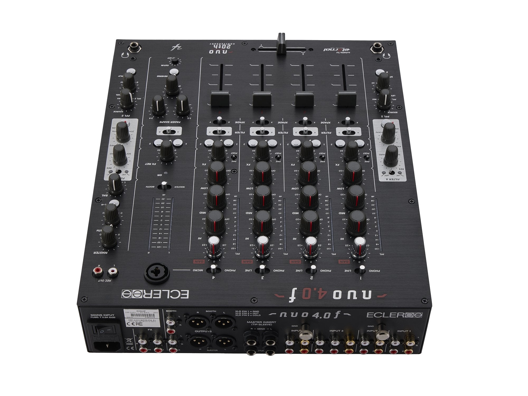 Ecler DJ AMS-NUO-4.0F Analogue Mixer Unit