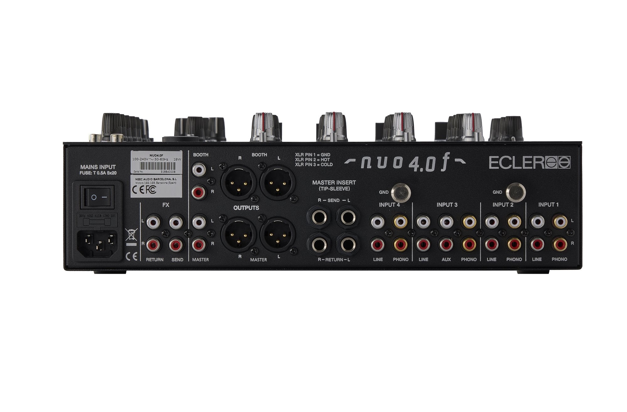 Ecler DJ AMS-NUO-4.0F Analogue Mixer Unit