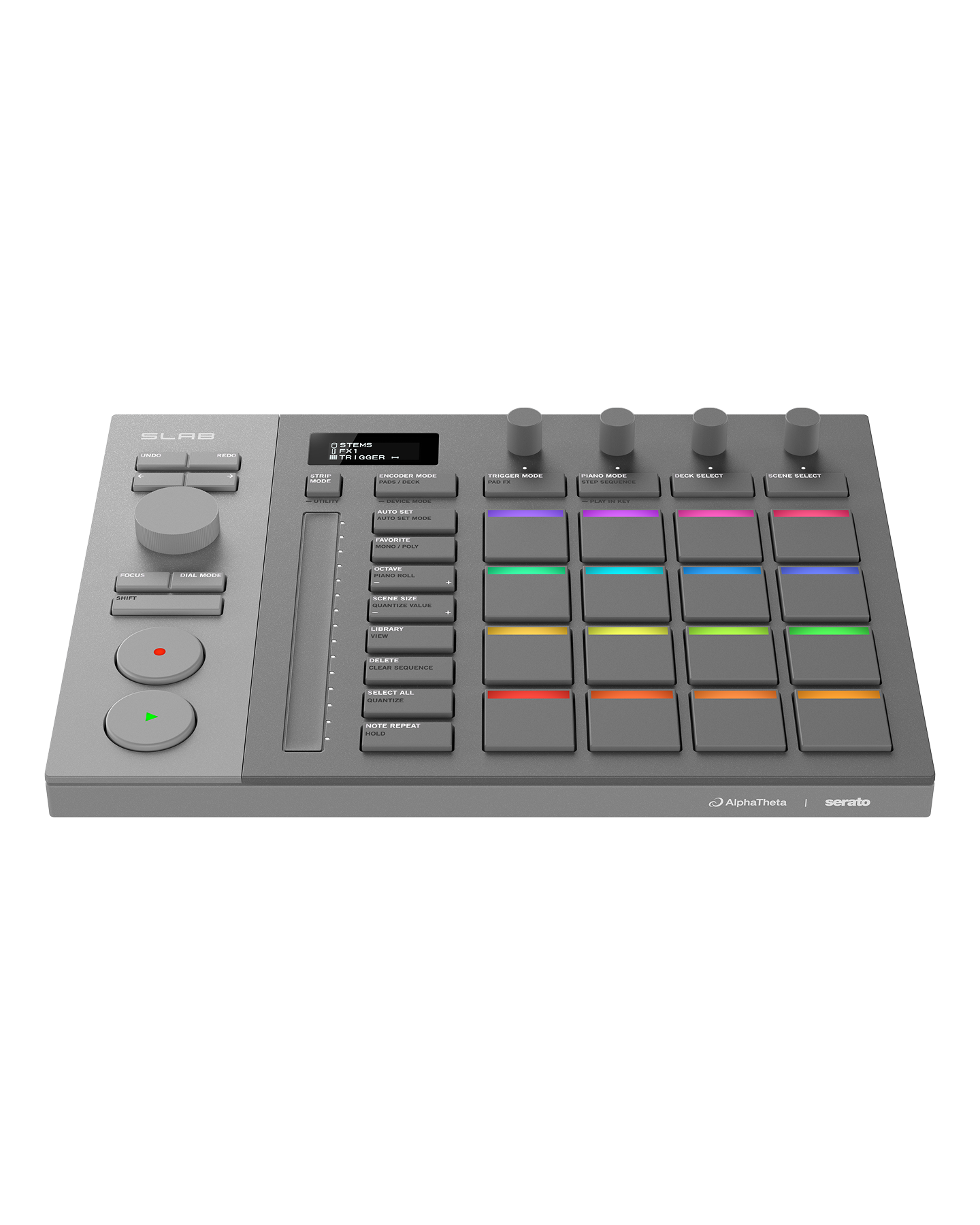 AlphaTheta SLAB Music Production Controller Optimized for Serato Studio